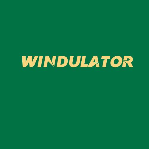 Logo da WINDULATOR